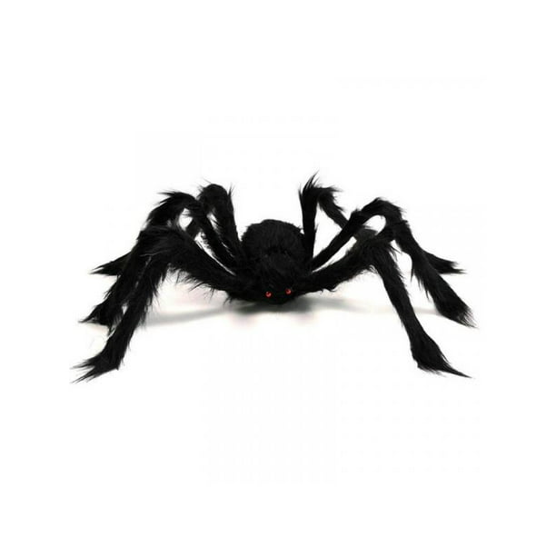 Black toyco Fun Express Hanging Halloween Plastic Spider 20 Foot 